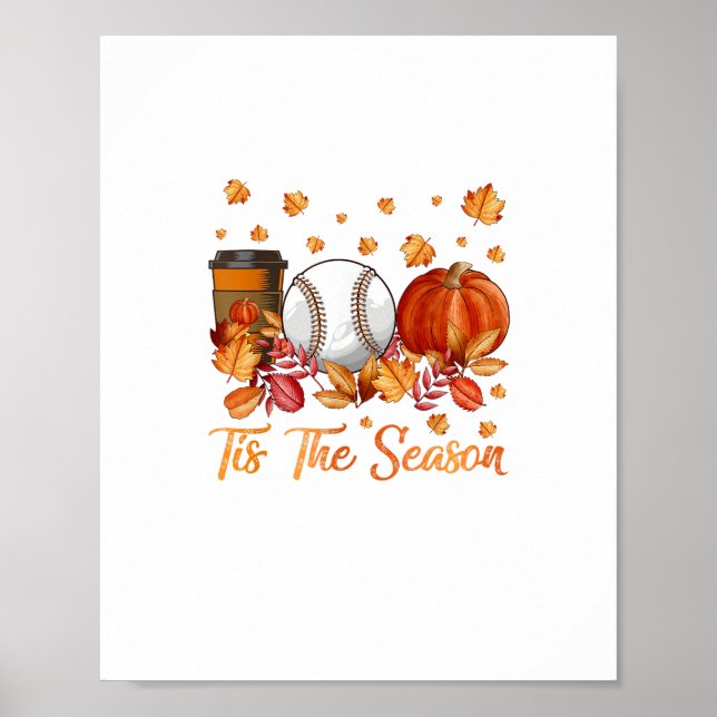 Det här är säsongens baskiska pumpkin hösttack poster (Framsidan)