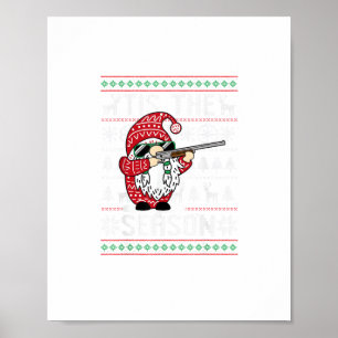 Det här är säsongens Hjort Gnome Reindeer jul Poster