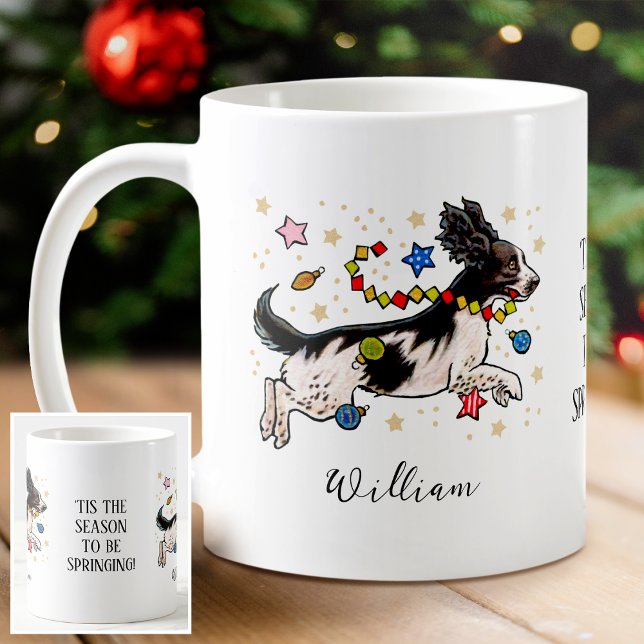 "Det här är säsongens Personlig Springer spanel Kaffemugg (Skapare uppladdad)
