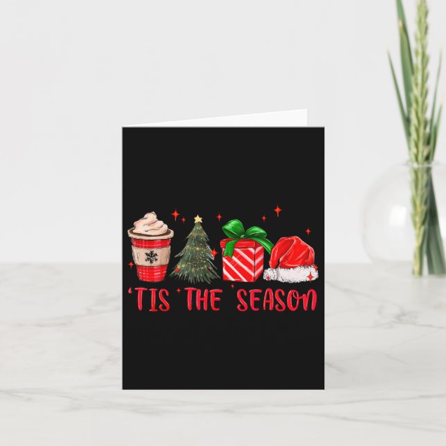 Det här är säsongseftermiddagen i God jul Famil Kort (Framsida)