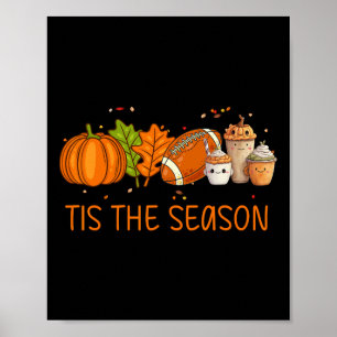 Det här är säsongsfotbolls-VM som pumpkin Spice Al Poster