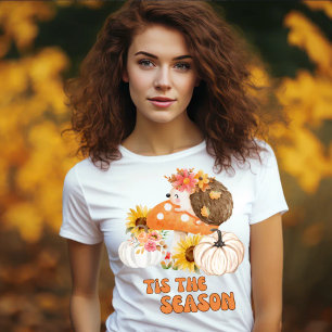 Det här är säsongsinfluensans Blommigt hösten T Shirt