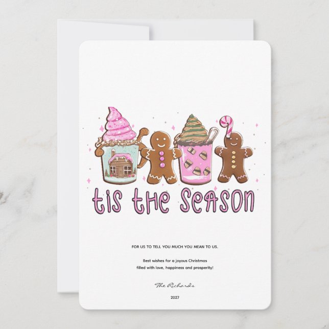 Det här är säsongsjullkortet för Helgdag Julkort (Framsida)