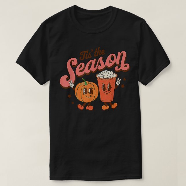 Det här är säsongspumpdockan Shirt Spice-hösten Ha T (Design framsida)