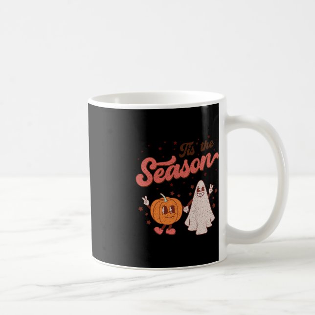 Det här är säsongspumpkin Spice-hösten Boo Hall Kaffemugg (Höger)