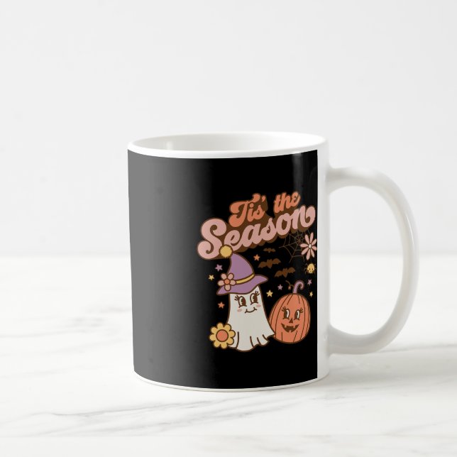 Det här är säsongspumpkin Spice-hösten Hallowee Kaffemugg (Höger)