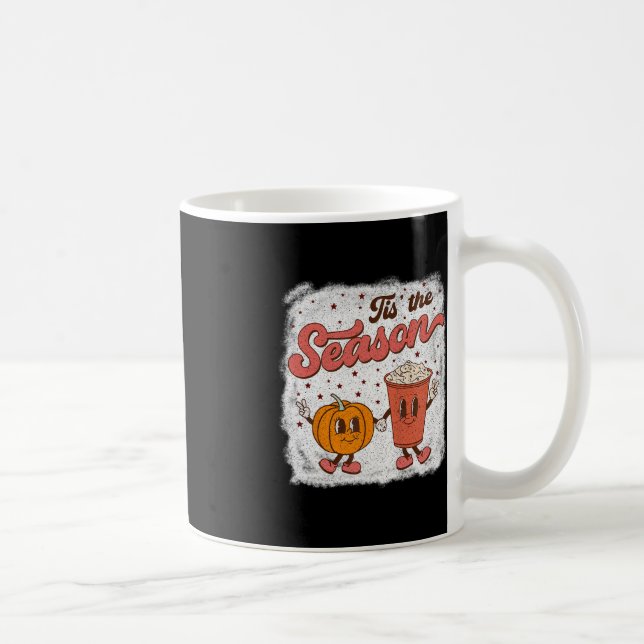 Det här är säsongspumpkin Spice-hösten Hallowee Kaffemugg (Höger)