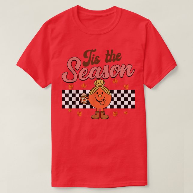 Det här är säsongspumpkin Spice-hösten Hallowee T Shirt (Design framsida)
