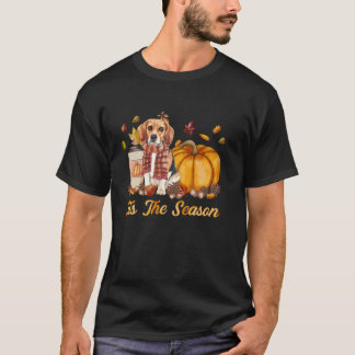 Det här är säsonspumpan Beagle Hund Fall Season Pu T Shirt