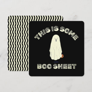 Det här är Some Boo Sheet – Roligt spöke Halloween Julkort