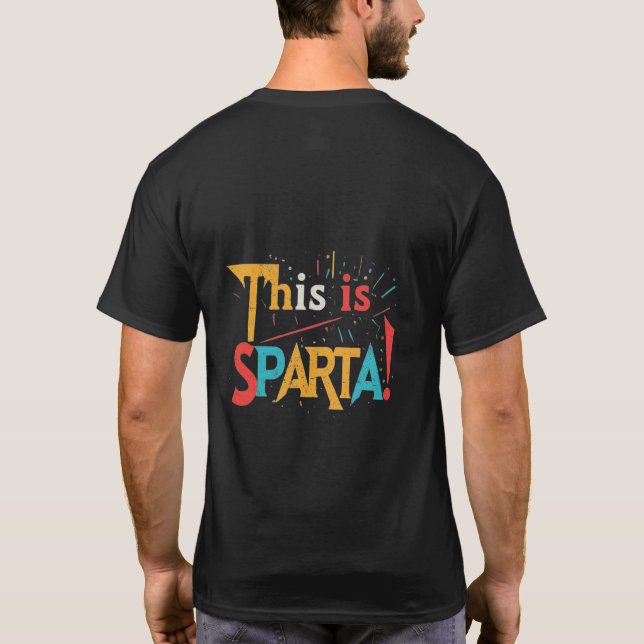 Det här är Sparta! T Shirt (Baksida)