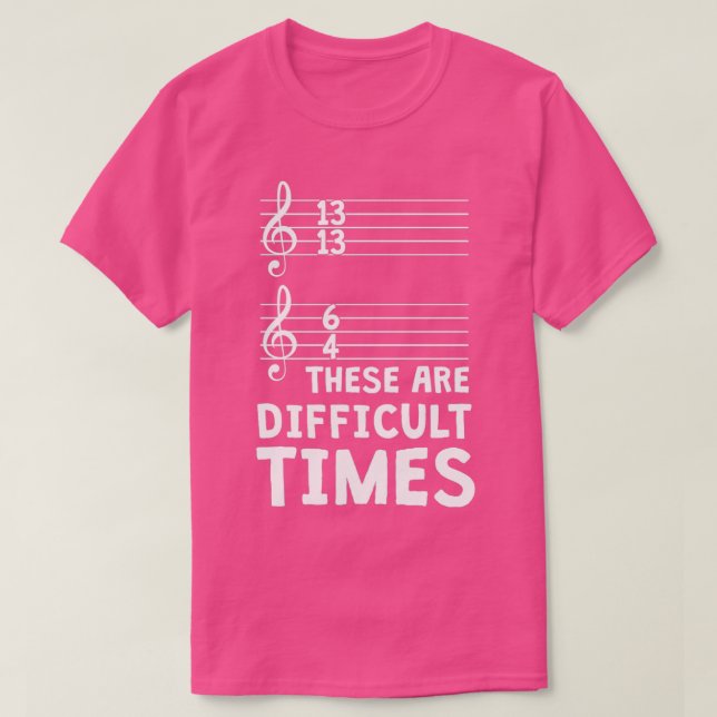 Det här är svårt att se musik i många gånger. t shirt (Design framsida)