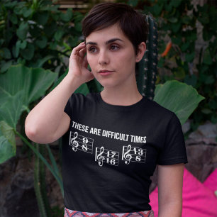 Det här är svårt att se musikgåva för musiker t shirt
