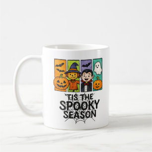 Det här är talessäsongen Halloween Vampire Pumpkin Kaffemugg
