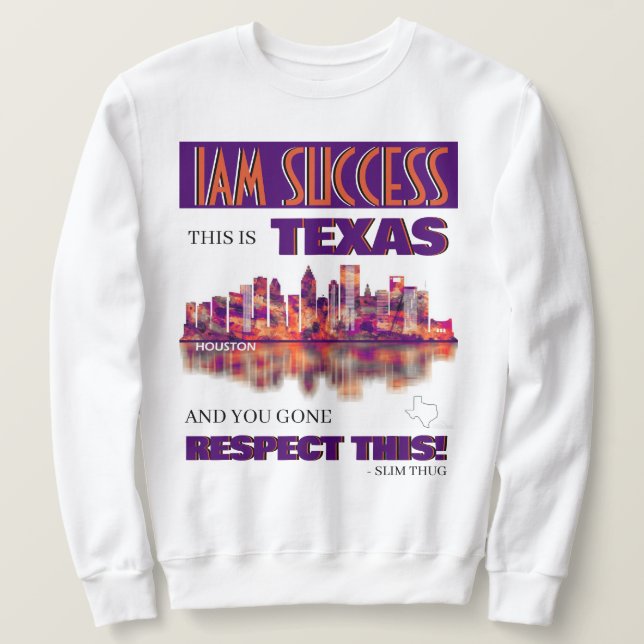 DET HÄR ÄR TEXAS LÅNG ÄRMAD TRÖJA (Design framsida)