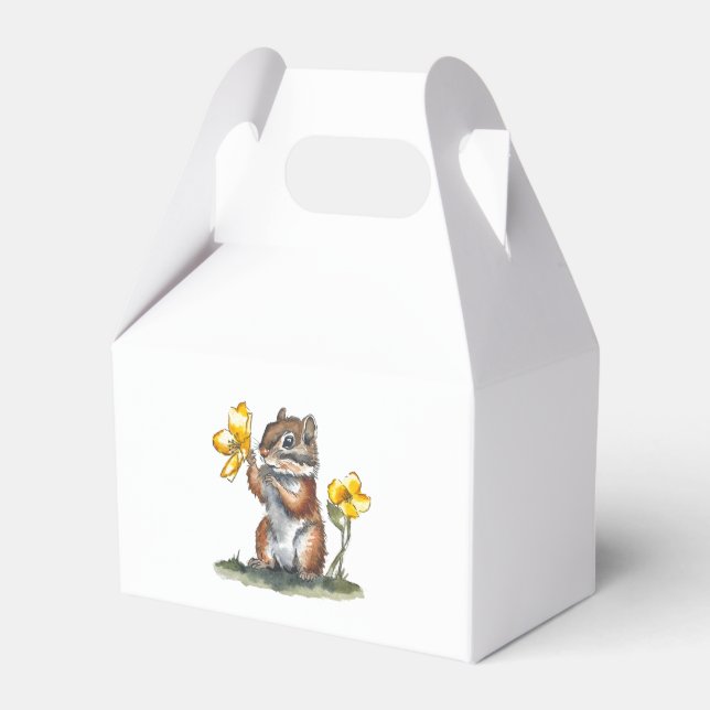 Det här är till dig! Söt jordekorre Presentaskar (Framsidan Sidan)