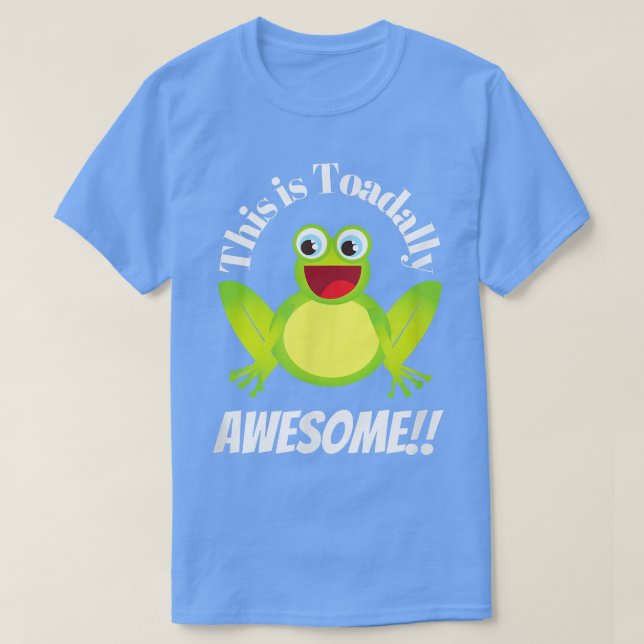 Det här är Toadally Fantastisk T Shirt (Design framsida)