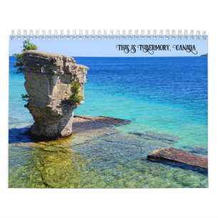Det här är Tobermory Canada Kalender