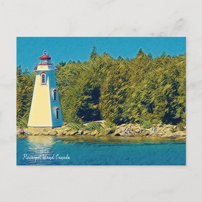 Det här är Tobermory, Canada Postcard Vykort (Framsida)