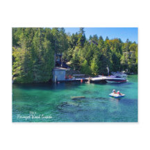 Det här är Tobermory, Canada Postcard
