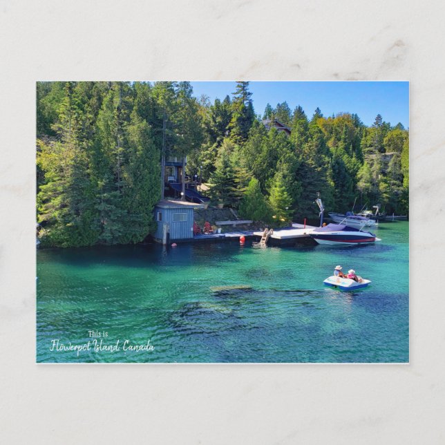Det här är Tobermory, Canada Postcard Vykort (Framsida)