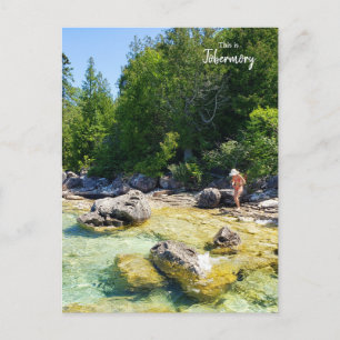 Det här är Tobermory- Ontario, Kanada Vykort