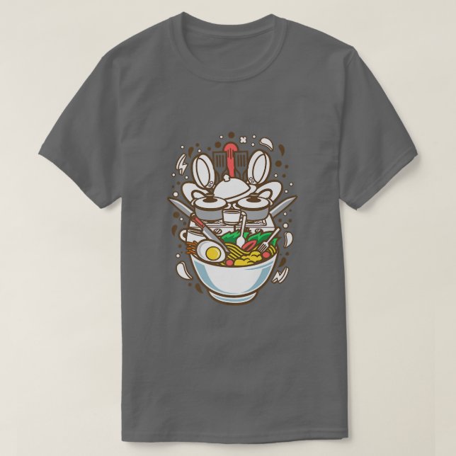 DET HÄR ÄR UNDERBART FÖR ALLA RAMEN L T SHIRT (Design framsida)