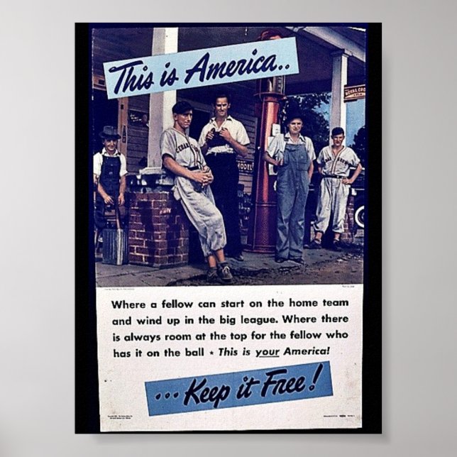 Det här är USA-Behållan gratis! Poster (Framsidan)