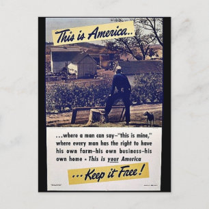 Det här är USA-Behållan gratis! Vykort