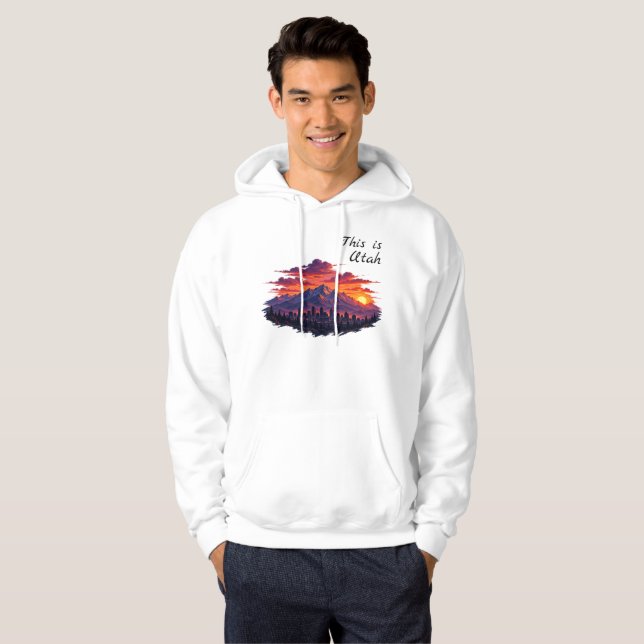Det här är Utah Hoodie  (Hel framsida)