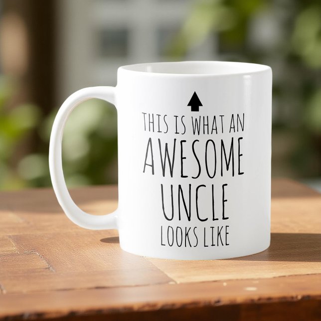 Det här är vad en Fantastisk farbror ser ut som Kaffemugg (Skapare uppladdad)