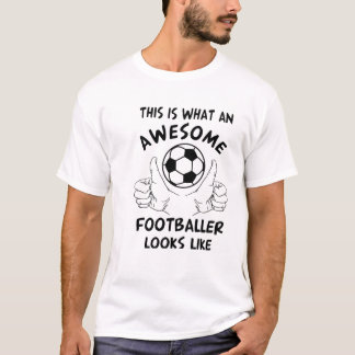 Det här är vad en fantastisk-fotbollsspelare ser u t shirt