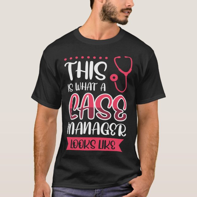 Det här är vad en Fodral Manager ser ut som T Shirt (Framsida)