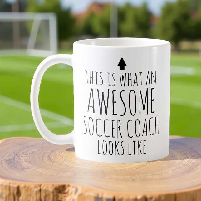 Det här är vad en fotboll i Fantastisk ser ut Kaffemugg (Skapare uppladdad)