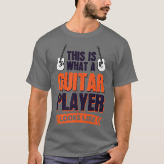 Det här är vad en Guitar Player ser ut som Premium T Shirt