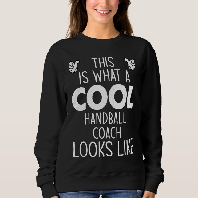 Det här är vad en handboll för Coolor ser ut T Shirt (Framsida)