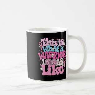Det här är vad en krigare ser ut som bröstcancer kaffemugg