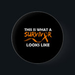Det här är vad en överlevande ser ut som Leukemia  Knapp<br><div class="desc">Detta är vad en överlevande ser ut som Leukemi Awareness 2</div>
