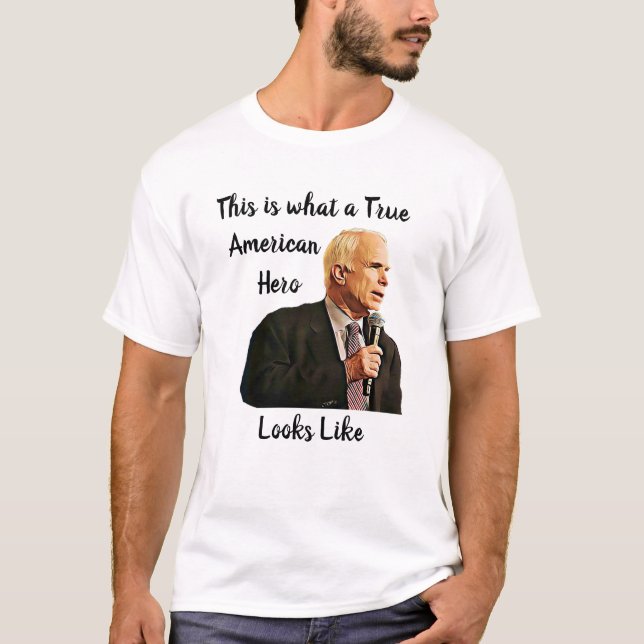 Det här är vad en sann amerikansk Hero ser ut T Shirt (Framsida)