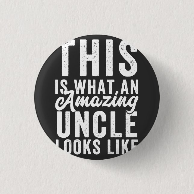 Det här är vad Fantastisk Farbror ser ut Knapp (Framsida)