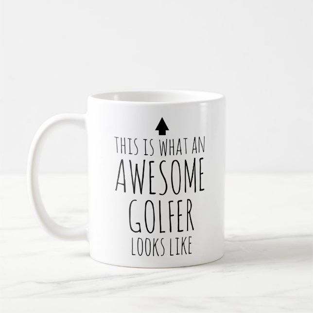 Det här är vad Fantastisk Golfer ser ut Kaffemugg (Vänster)