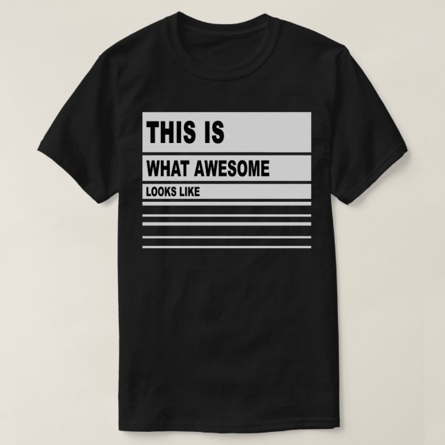 Det här är vad Fantastisk ser ut som T Shirt (Design framsida)