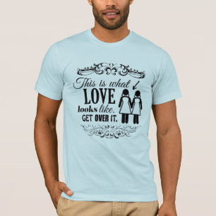 DET HÄR ÄR VAD KÄRLEK SER UT SOM LESBISK -.png Tee Shirt