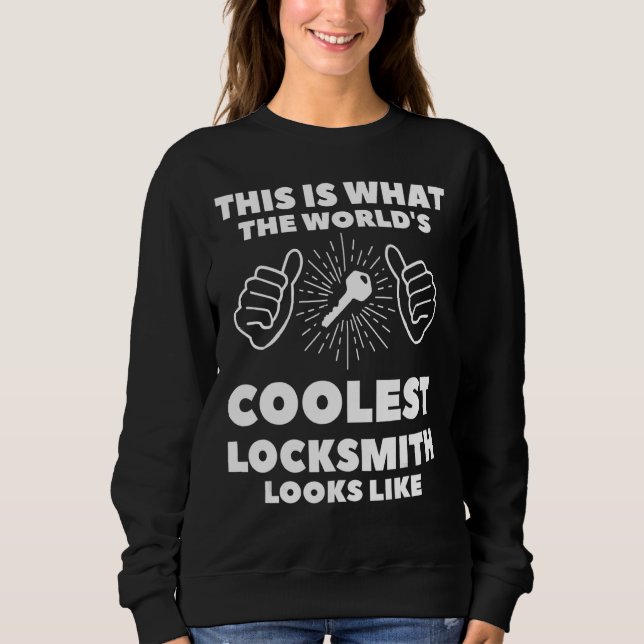 Det här är vad världens kallaste Locksmtih ser ut T Shirt (Framsida)