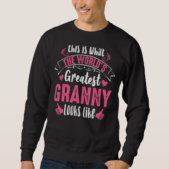Det här är vad världens Underbarare grej 2019s ser Lång Ärmad Tröja (Framsida)