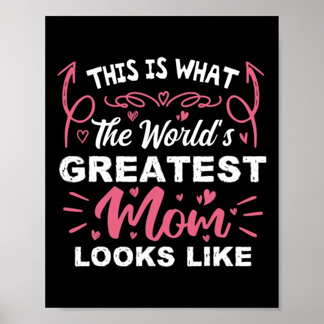 Det här är vad Världsmästare Mamma ser ut som M Poster (Framsidan)