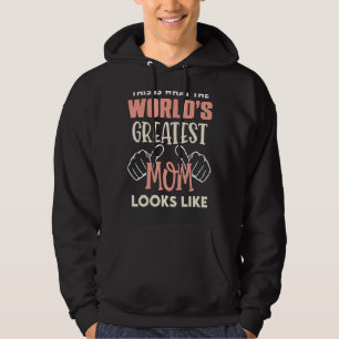 Det här är vad Världsmästare Mamma ser ut som Moth Hoodie
