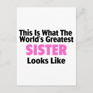 Det här är vad Världsmästare syster ser ut som Vykort