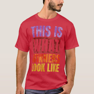 Det här är vad vinnarna ser ut, träning och gym t shirt