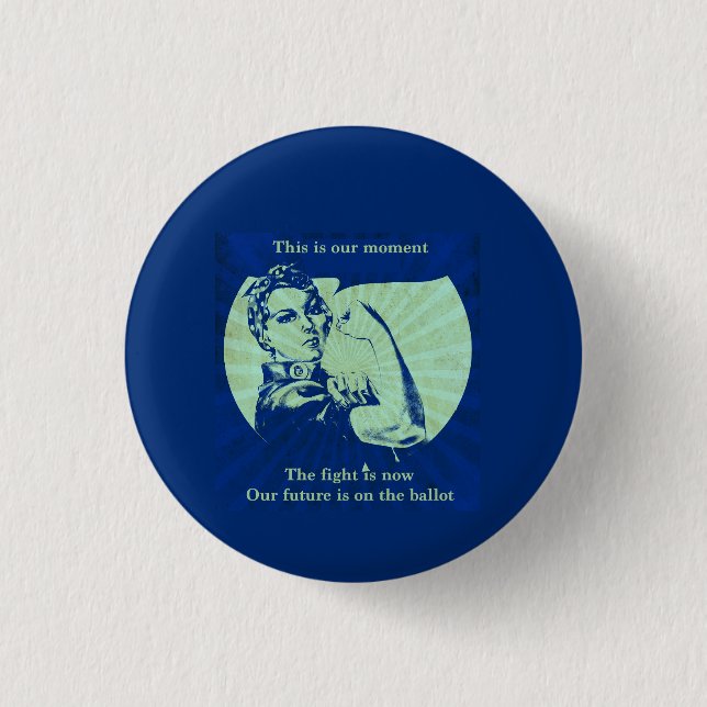 Det här är vår stund - knappnålen knapp (Framsida)